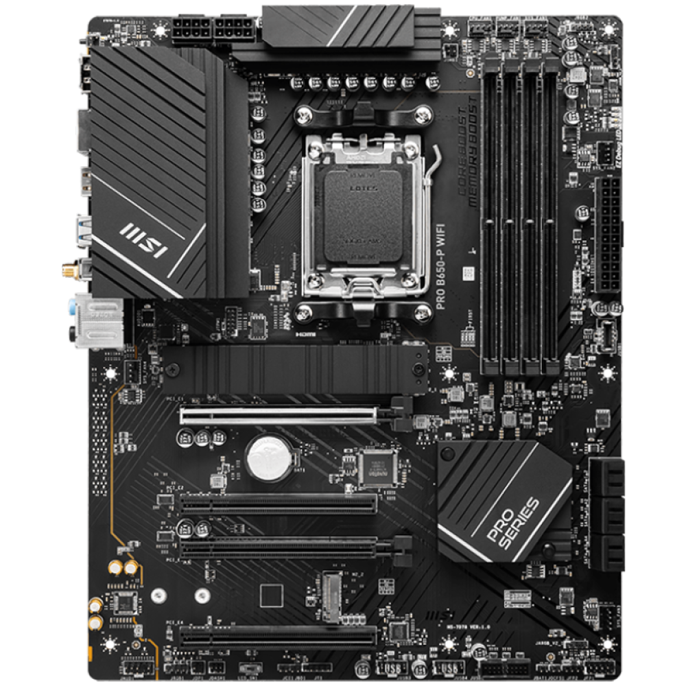 Pro B650M-P WIFI, AMD B650 Mainboard - Sockel AM5